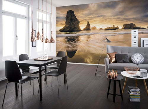 Sanders & Sanders fotobehang strand beige - 400 x 250 cm - 612517