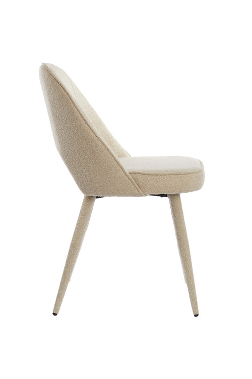 Light & Living eetkamerstoel DJESLIN - 57x51x84cm - bruin - Set van 2