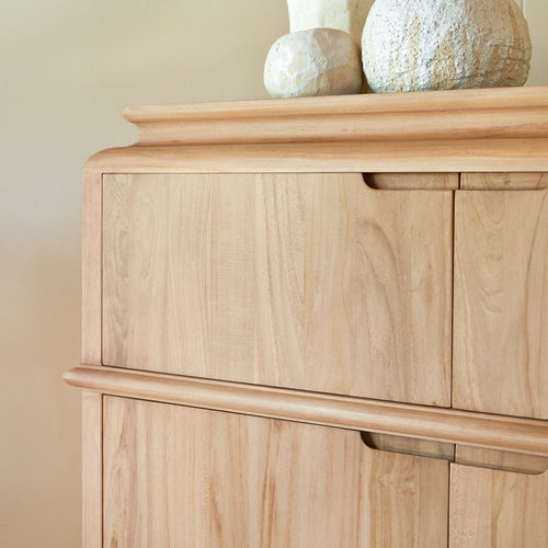 Tikamoon Buffetkast van massief teak 120 cm - Naturel - vtwonen shop