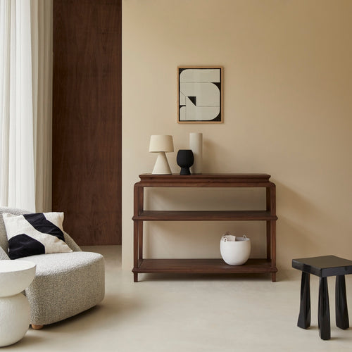 Tikamoon Dressoir van massief acacia 120 cm - Bruin