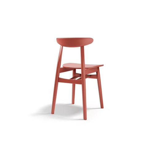 Set van 2 stoelen Elie hout roze - 42x47x80cm