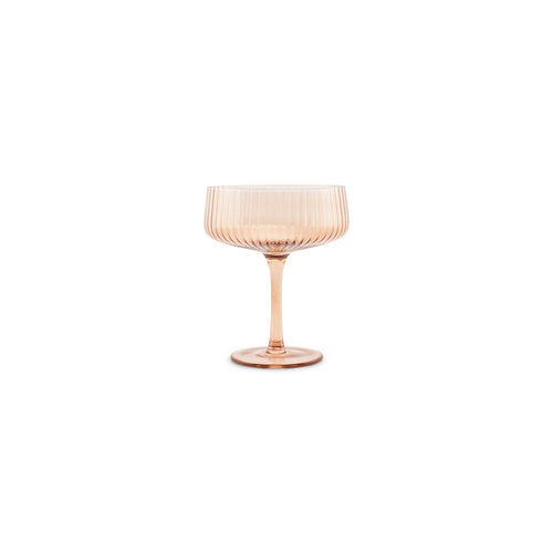 S|P Collection - Champagneglas 23cl coupe amber Ray - Set van 4 - vtwonen shop