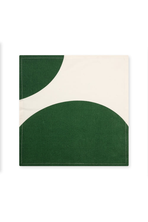 vtwonen - Servetten - Groen - Katoen - 40x40cm - Set van 4