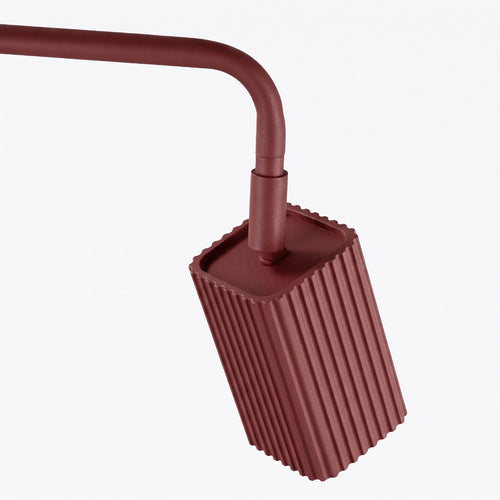 Sollux Lighting Vloerlamp RAYO 1 bordeaux - 30x30x160cm
