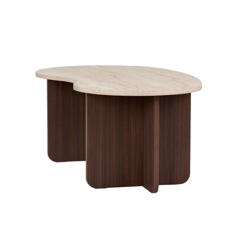 Calicosy - Salontafel MOSS - Donker hout 110x60x40 cm