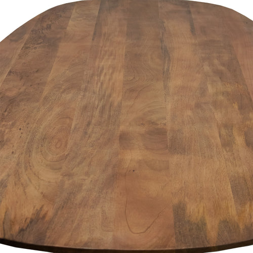 Giga Meubel Eettafel Feline - Deens Ovaal - Mangohout - 200cm - vtwonen shop