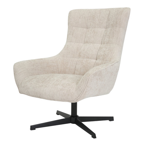 Livingfurn fauteuil Naomi Toffee - beige - stof - vtwonen shop
