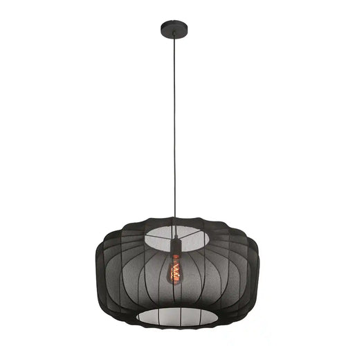 Anne Light & home hanglamp Sable - 1 lichts - 60  x 150   cm - zwart - vtwonen shop