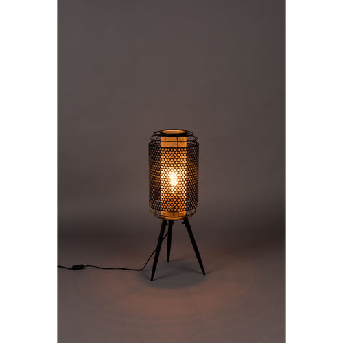 Dutchbone Archer Vloerlamp/ Staande lamp Zwart M - vtwonen shop