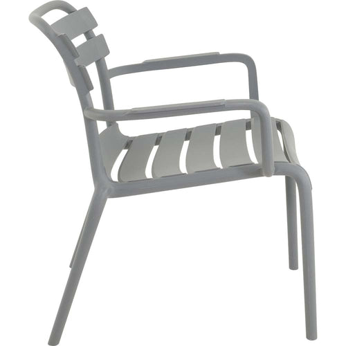Lesli Living bistrostoel Torvi - grijs - 65x69,5x76cm