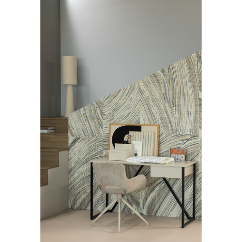 WOOOD eetkamerstoel Eliva - Structure Zand - Paars - Set van 2 - vtwonen shop