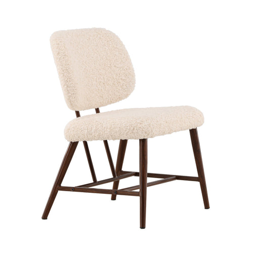 Rebellenclub Fauteuil Greve - Beige/Walnoot - vtwonen shop