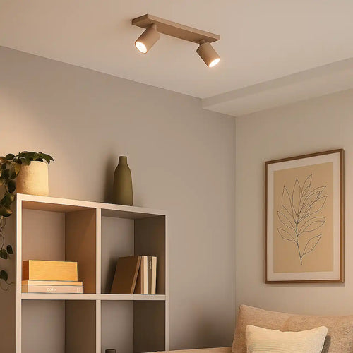 Highlight spot Mila - 2 lichts - 40  x 15   cm - beige - vtwonen shop