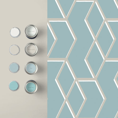 Graham & Brown Vliesbehang - Archetype Mint White Gold - 10mx52cm - vtwonen shop