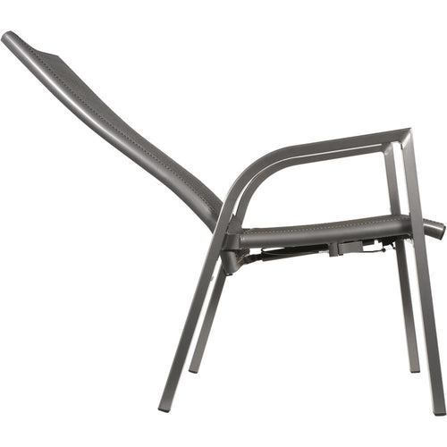 Lesli Living bistrostoel Mojito - antraciet - 59x69x110cm