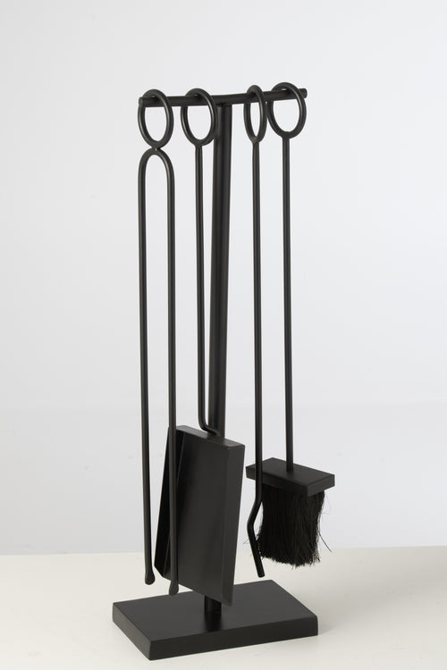 J-Line haardbestek Ring - metaal - zwart - vtwonen shop