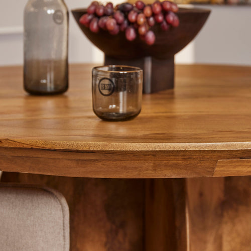 Starfurn  eettafel Tense - bruin - 150x150x76cm