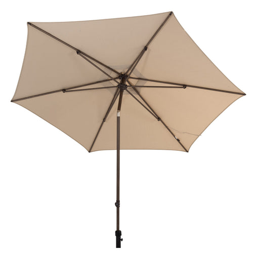 4 Seasons stokparasol Azzurro beach Ø300 cm solefin - Wenge frame