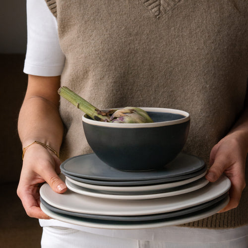 The Table Atelier Ontbijtbord  20 cm Black Pepper