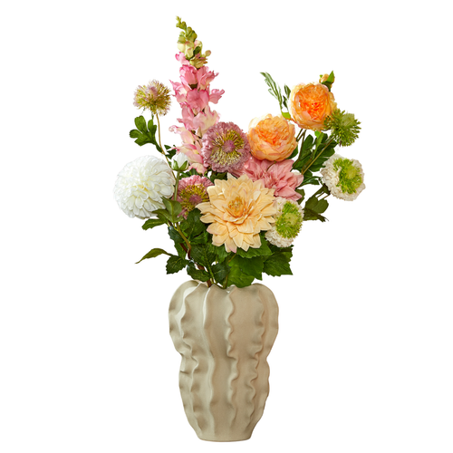 Mica Decorations Kunstboeket Jean - Decoratief Boeket - Kunstplanten voor Binnen - Kunstplant Zonder Onderhoud - Veldboeket Kunstbloemen