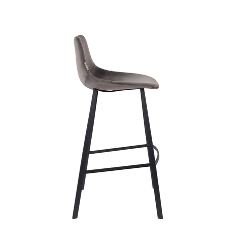 Dutchbone Franky Barkrukken Grijs 80 cm - Set van 2