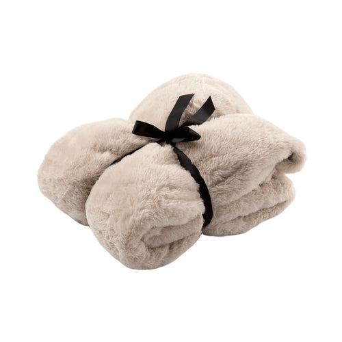 Dutch Decor - VOORDEELSET - 3-delig - Zaya & Lize - 2 sierkussens 45x45 cm, 1 plaid 140x180 cm - beige - vtwonen shop