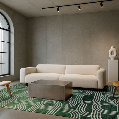 Lola&Moi vloerkleed Green Dream - groen - 200x280cm