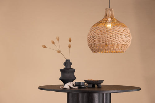 Rebellenclub Hanglamp Rustica - ¿50 cm - Naturel Rattan - vtwonen shop
