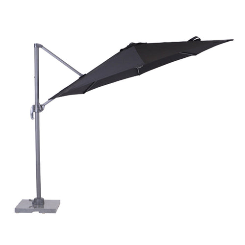 Hawaii parasol S - Ø300 cm - carbon black - zwart