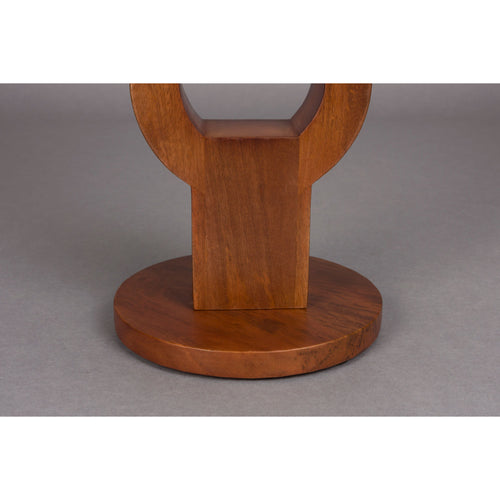 Dutchbone Tondo Bijzettafel Rond Mangohout Bruin - vtwonen shop