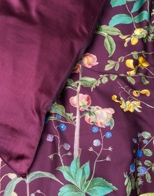 Essenza Augustina dekbedovertrek - Lits-Jumeaux XL – 260x200/220 cm - Mauve wine