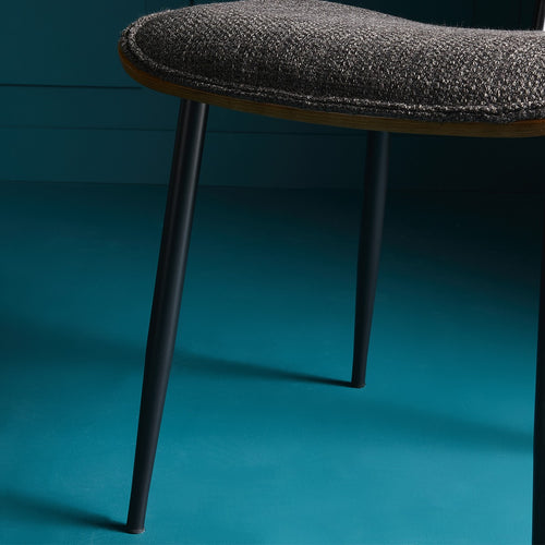 Signature - OLYMPIA Set van 2 stoelen - Grijs - 46x45x76,5 cm
