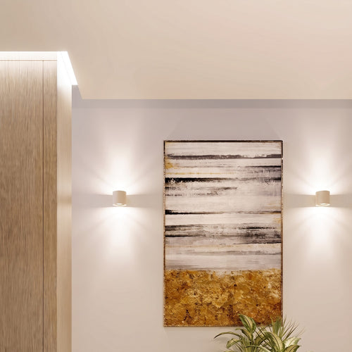 Sollux Lighting Plafondlamp ORBIS 1 beige - 10x10x10cm
