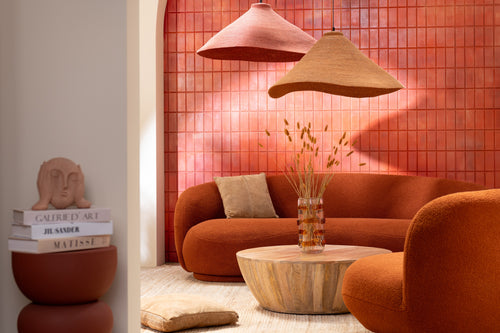 J-Line hanglamp - zeegras - roest - vtwonen shop