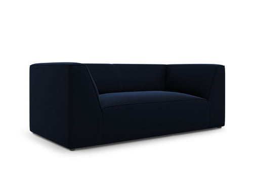 Micadoni Bank Ruby 2-zits, flueel, koningsblauw - 93x174x69cm