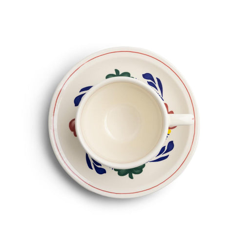 Royal Boch Boerenbont kop & schotel - 0,2L - set van 6