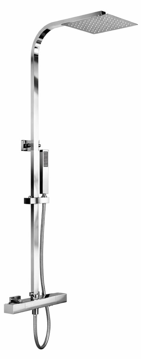 LOMAZOO regendouche Sterling - met thermostaatkraan - chroom
