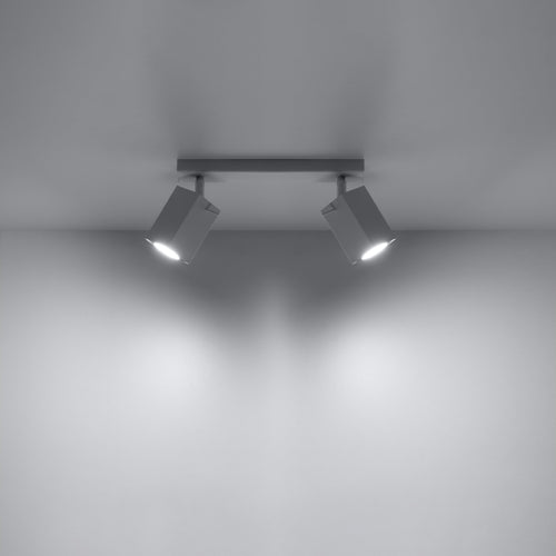 Sollux Lighting Plafondlamp MERIDA 2 wit - 30x6x16cm