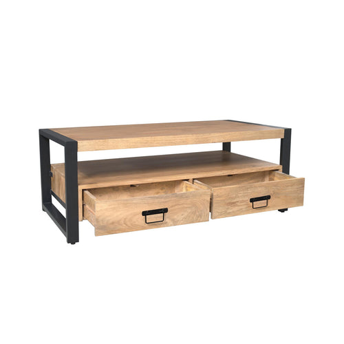 Starfurn Salontafel Britt - Rechthoekig Naturel Hout - 120x60x45cm