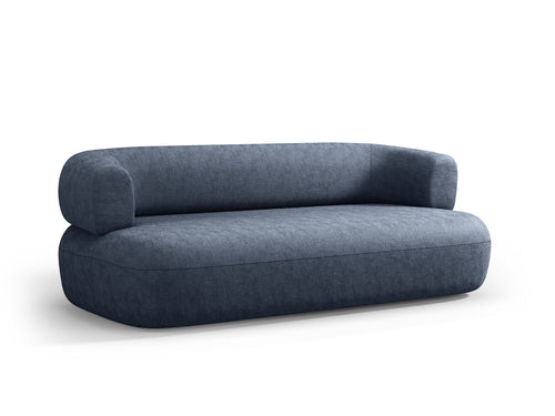 Micadoni Bank Jenny 3-zits, chenille, donkerblauw - 90x178x73cm