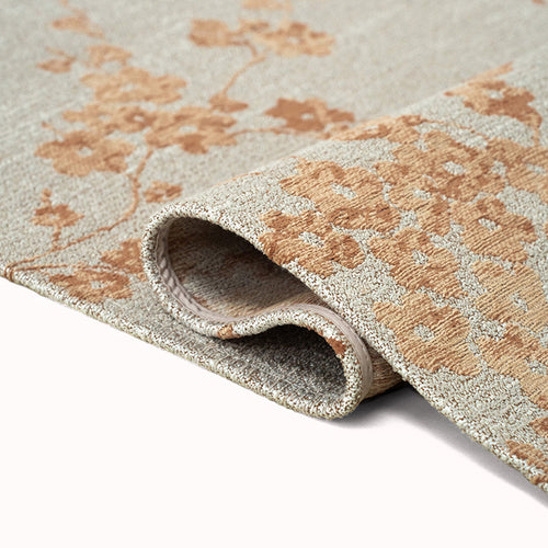 Louis De Poortere binnen & buiten machinewasbaar vloerkleed Sakura van 70% gerecycled PET - beige - 200x280cm