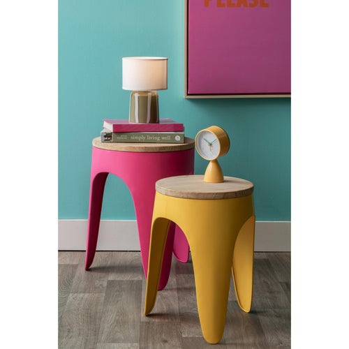 Leitmotiv kruk Double Funky - multicolor - Ø24cm - vtwonen shop