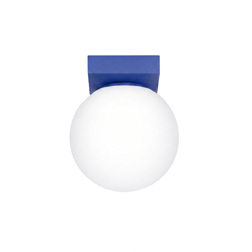 Sollux Lighting Plafondlamp YOLI 1 ultramarijn - 12x12x14,5cm