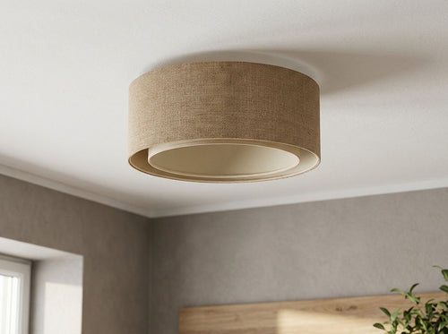 bpskoncept plafondlamp Juno - jute - Ø 50 cm