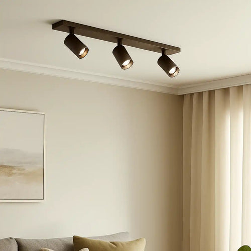 Highlight spot Mila - 3 lichts - 65  x 15   cm - bruin - vtwonen shop