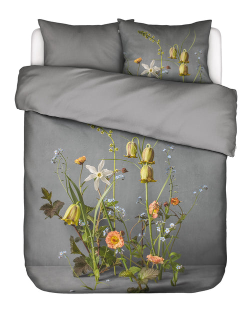 Essenza Ficaria dekbedovertrek - Lits-Jumeaux XL – 260x200/220 cm - Grijs