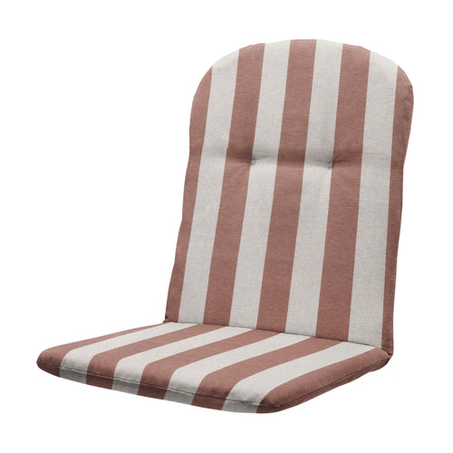 Madison kuipstoelkussen hoge rug Amora - bruin - 96x45x3,5cm - set van 4