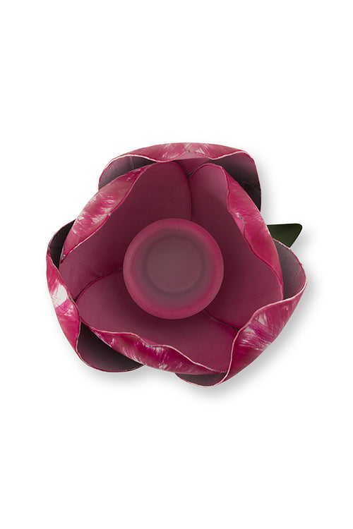Pip Studio - Tulpen Kandelaar - Roze - 21cm - 2 stuks