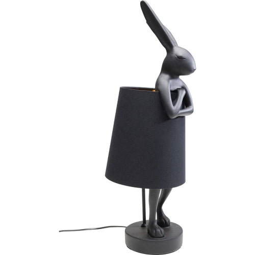 Kare Design Tafellamp Animal - konijn - 68cm - zwart - vtwonen shop