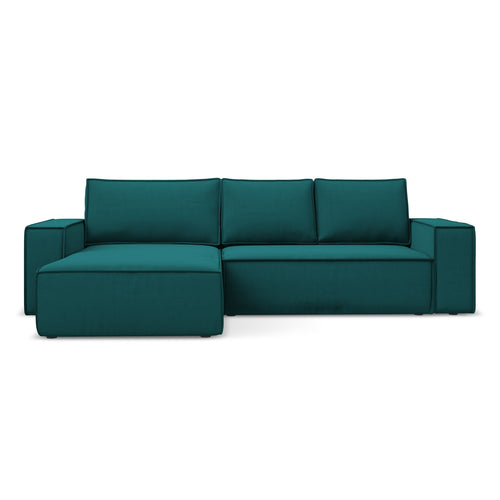 LaMiaSofa hoekbank links Livorno - velours - marien - 290x185x82